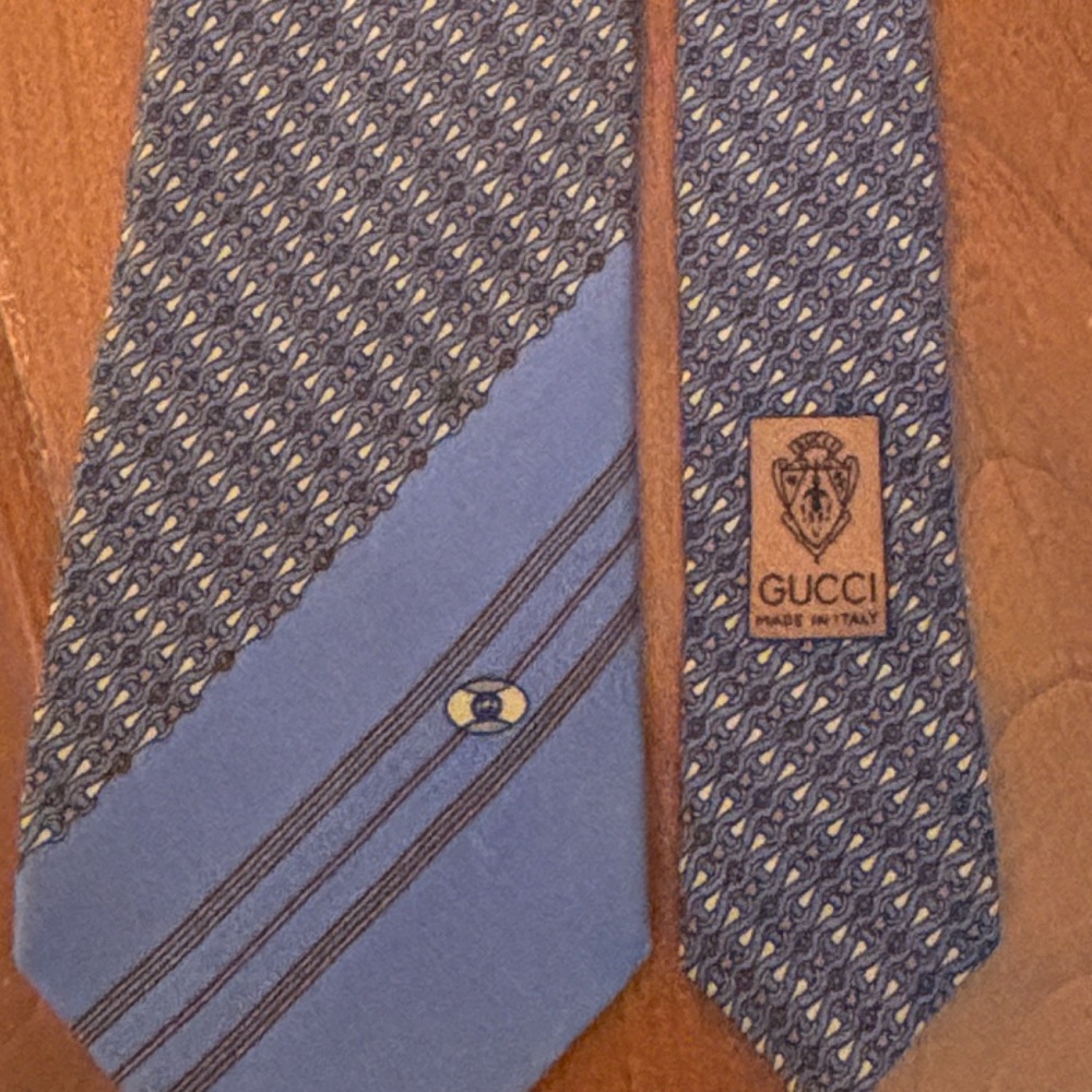 Vintage Gucci Accessories Collection Silk Tie Made in Italy - Picture 9 of 15